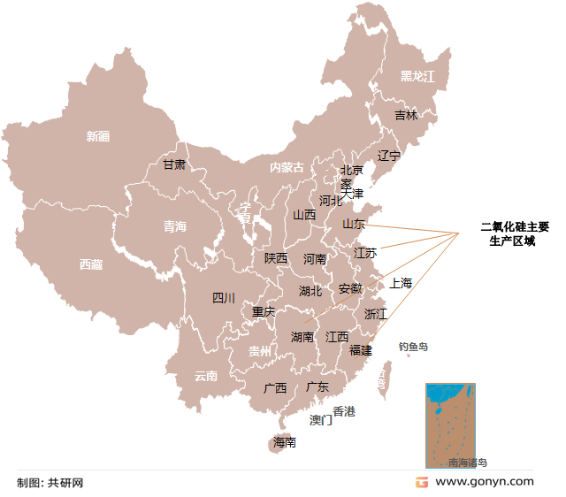 二氧化硅生产企业的区域