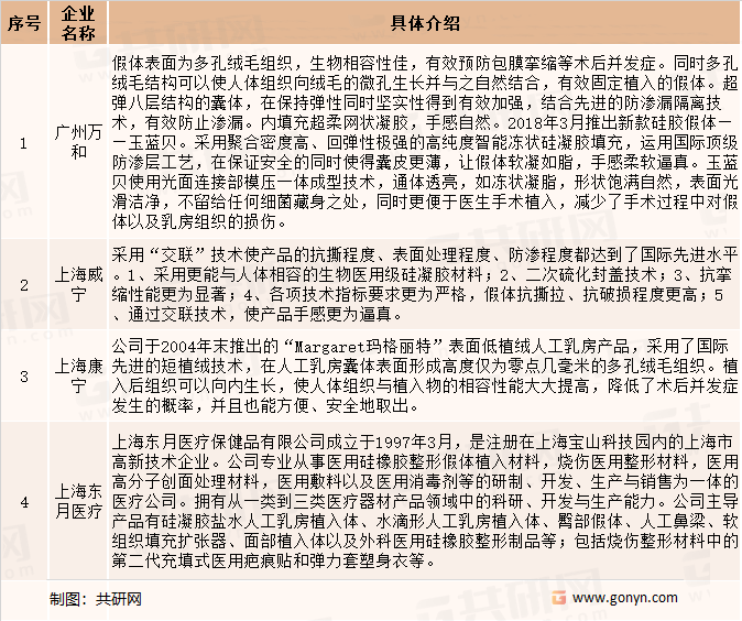 目前国内市场上主流的通过国家食品药品监督管理总局（CFDA）认证的乳房填充物品牌介绍如下：