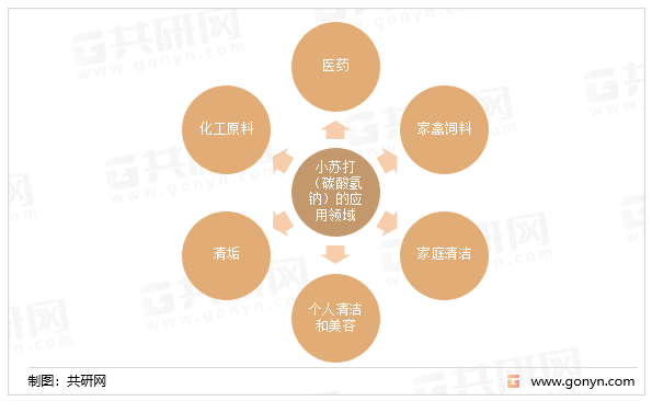 小苏打（碳酸氢钠）的应用领域