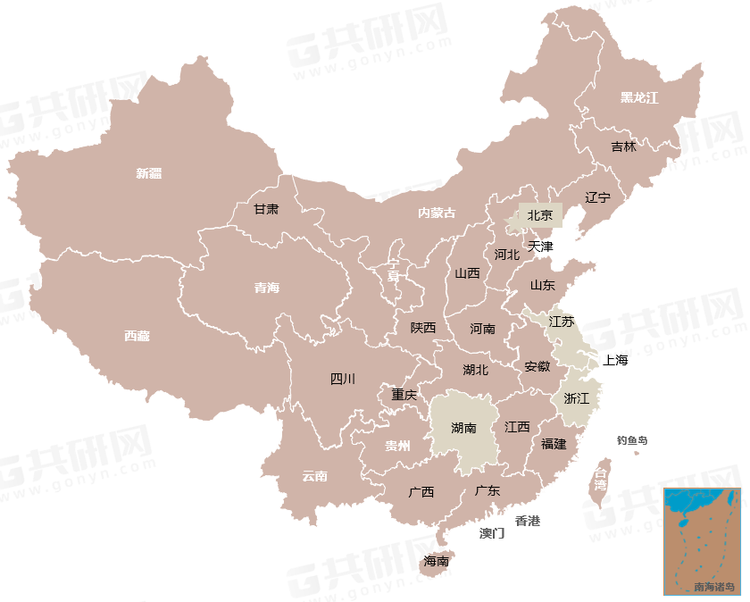 制药装备生产企业主要区域