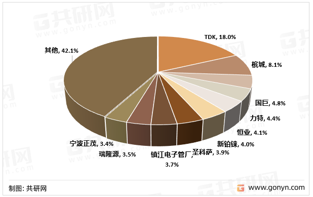 2021年中国GDT市场占有率格局