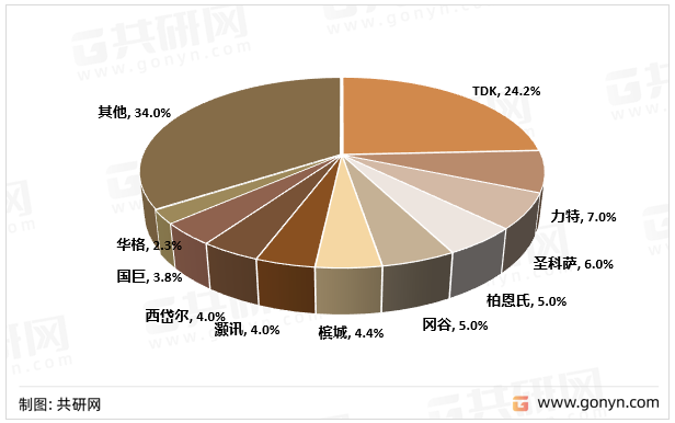2021年全球GDT市场占有率格局