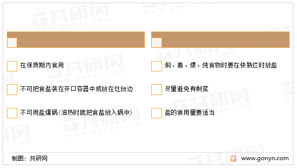 食用加碘食盐时要注意事项