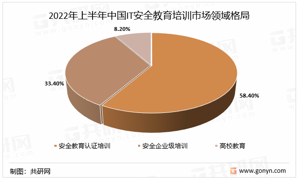 2022年上半年中国IT安全教育培训市场领域格局