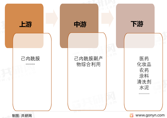 己内酰胺副产物综合利用产业链