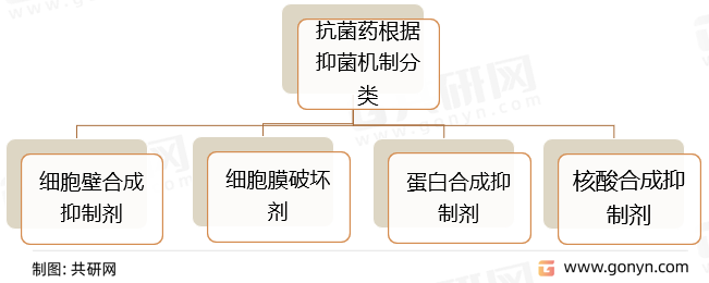 抗菌药根据抑菌机制分类
