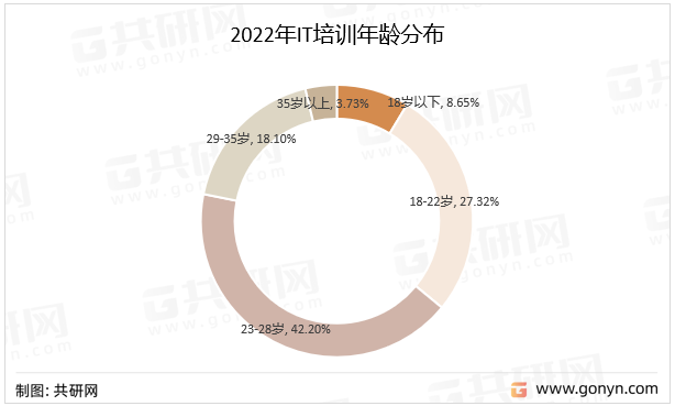 2022年IT培训年龄分布