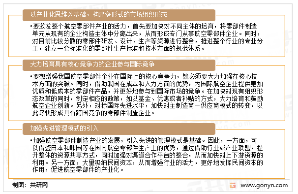 我国航空零部件制造产业发展的对策