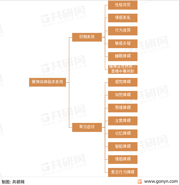 精神疾病临床表现