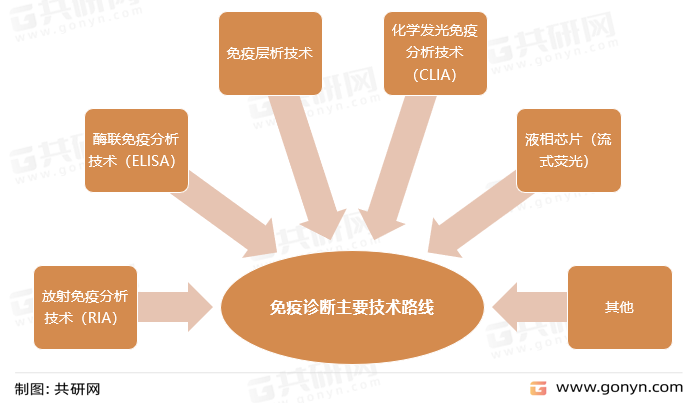 免疫诊断主要技术路线