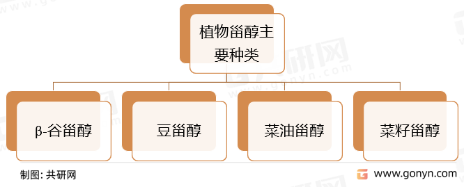 植物甾醇主要种类