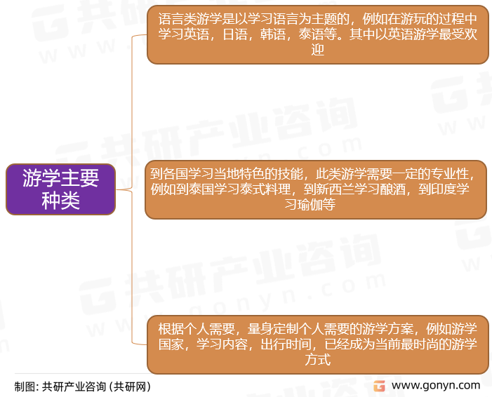 游学主要种类