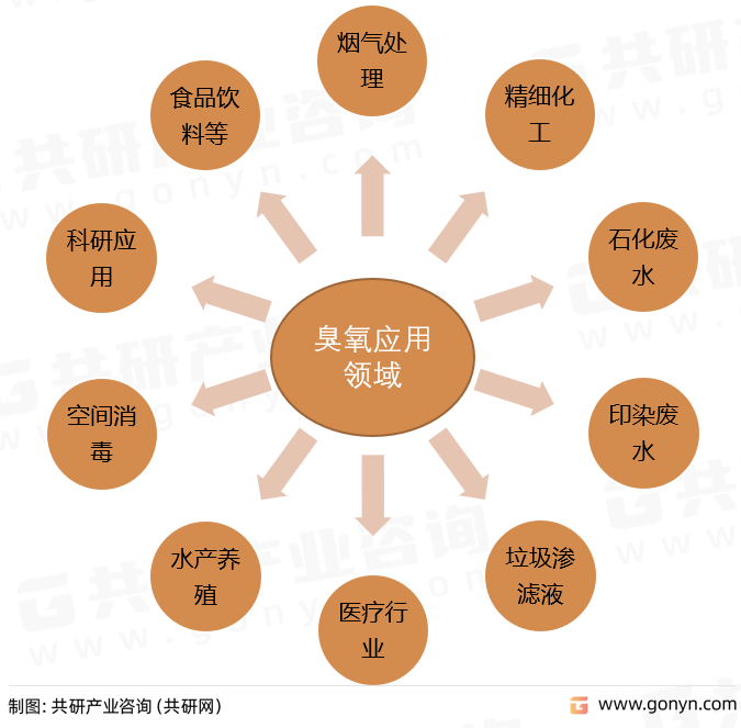 臭氧应用领域