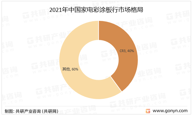 2021年中国家电彩涂板行市场格局
