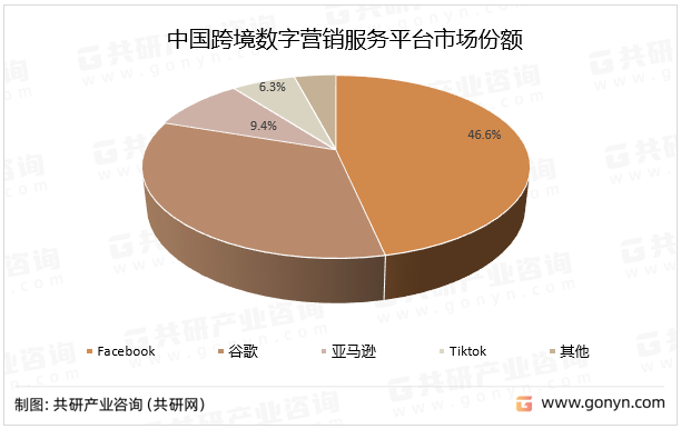 中国跨境数字营销服务平台市场份额