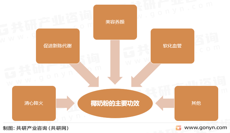 椰奶粉的主要功效