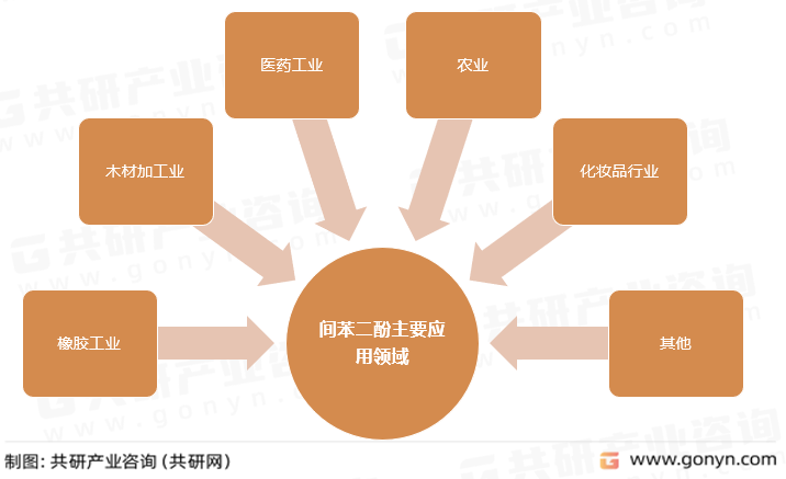 间苯二酚主要应用领域