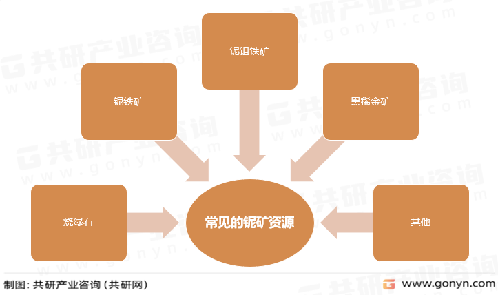 常见的铌矿资源
