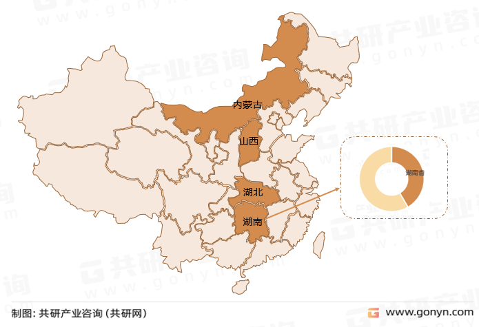 我国微晶石墨资源分布