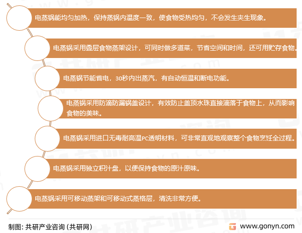 电蒸锅功能特点