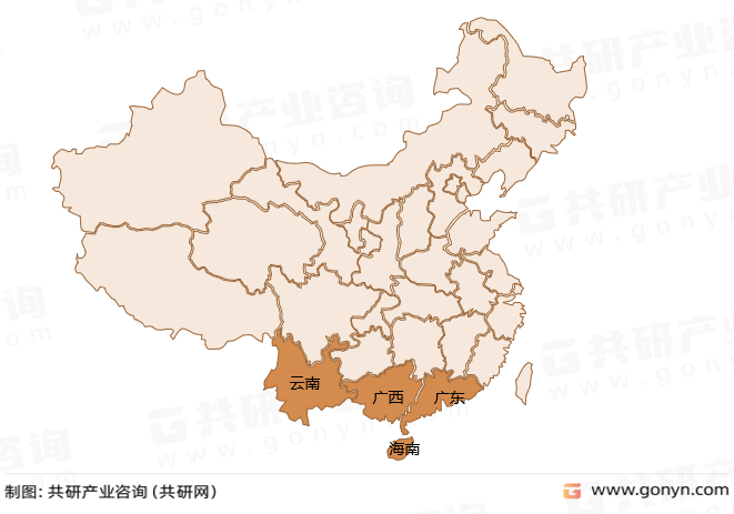 神秘果种植区域分布