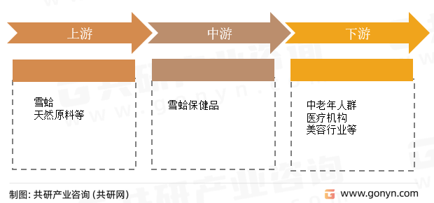 雪蛤保健品产业链