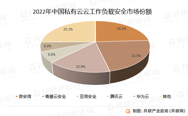 2022年中国私有云云工作负载安全市场份额