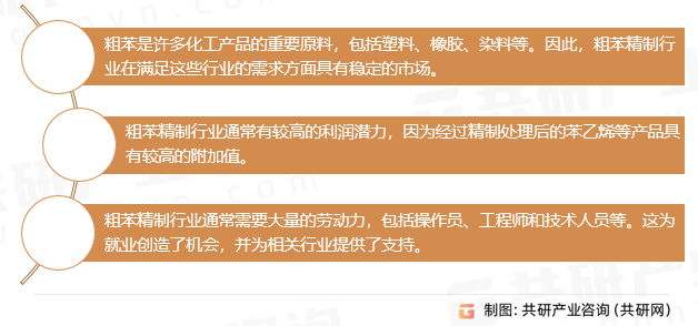 粗苯精制行业优点