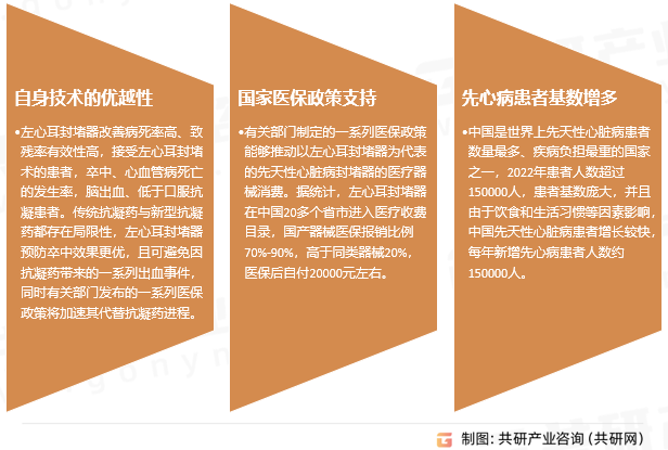 中国左心耳封堵器驱动因素
