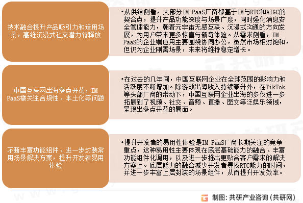 全球即时通讯（IM）PaaS 行业发展趋势