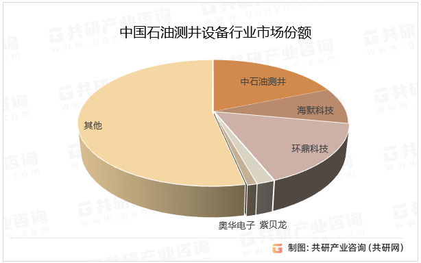 中国石油测井设备行业市场份额