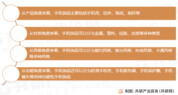 手机饰品分类