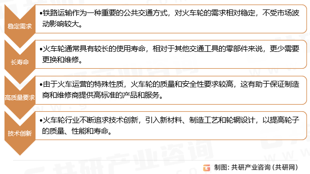 火车轮行业优点