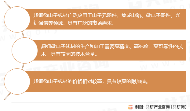 超细微电子线材行业优点