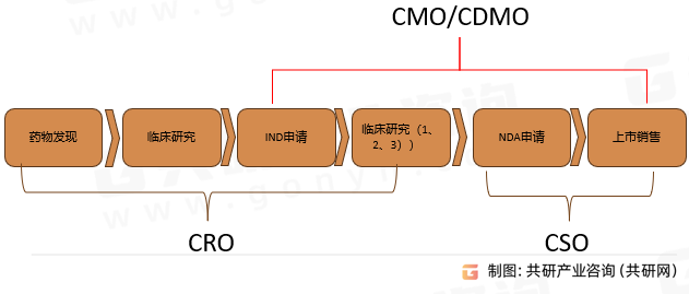常规药物研发流程及专业化分工