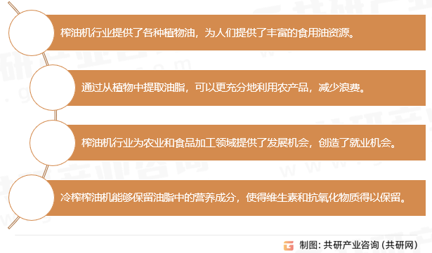 榨油机行业优点