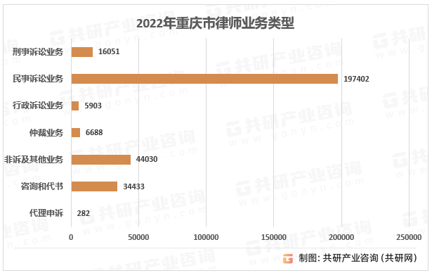 2022年重庆市律师业务类型