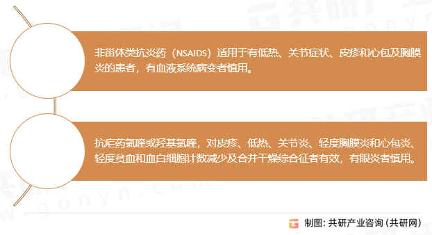 系统性红斑狼疮的药物分类