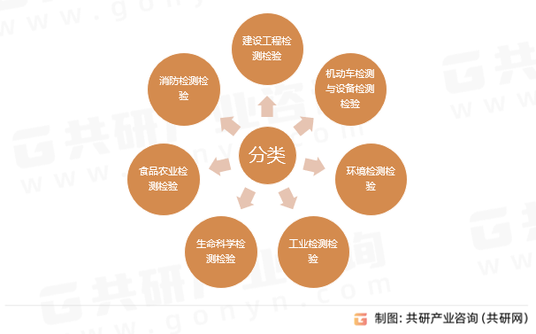 中国独立检测行业分类