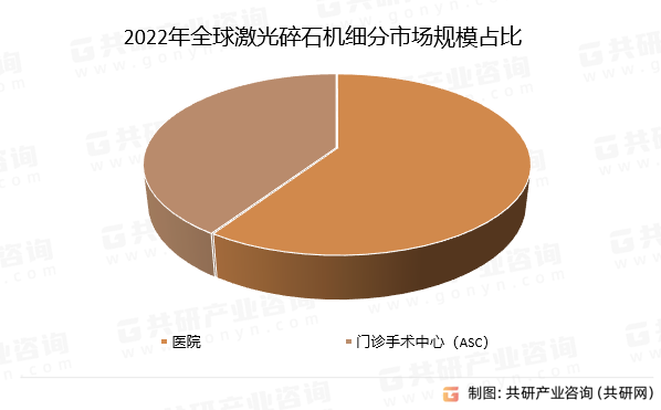 2022年全球激光碎石机细分市场规模占比