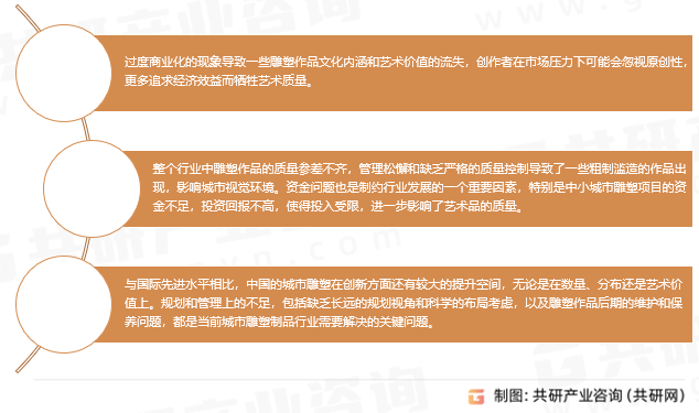城市雕塑制品行业存在问题