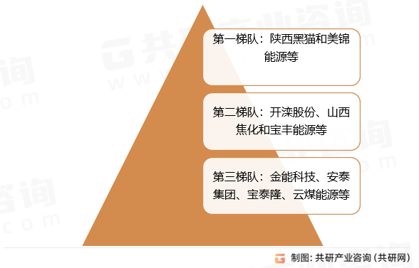 中国煤焦化行业现有品牌梯队