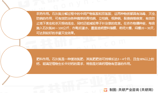 石灰氮的用途