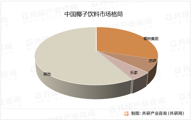 中国椰子饮料市场格局