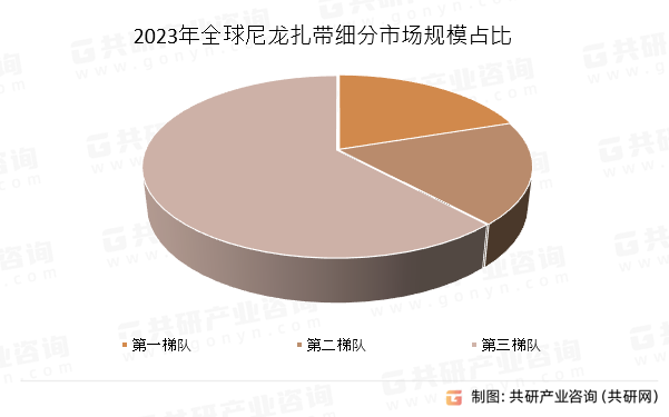2023年全球尼龙扎带细分市场规模占比