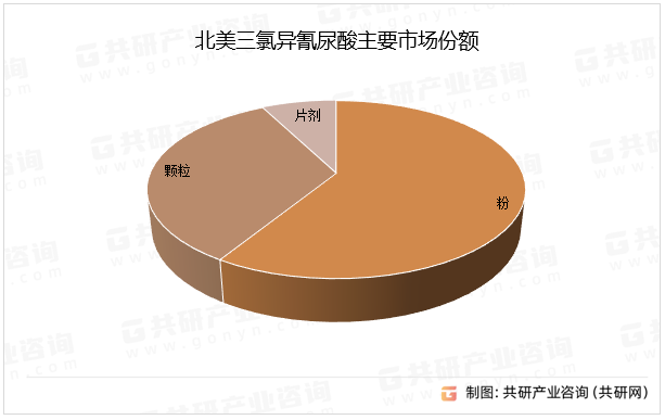 北美三氯异氰尿酸主要市场份额