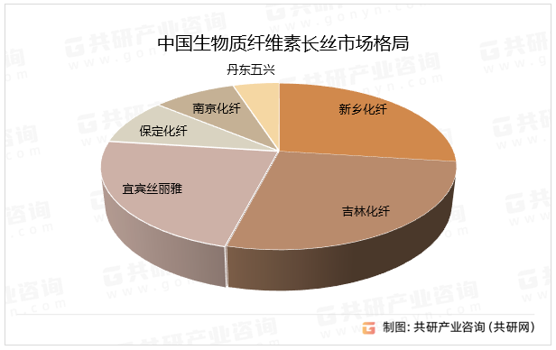 中国生物质纤维素长丝市场格局