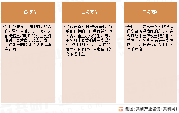 肥胖预防措施类别