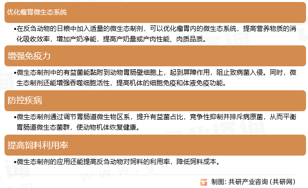 反刍养殖饲用微生态制剂的应用