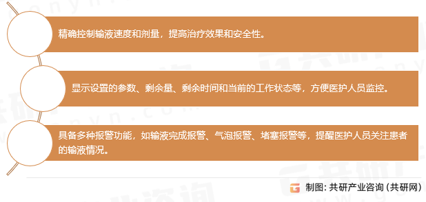 静脉输液泵主要功能